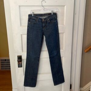Citizens of Humanity COH Ava Stretch #142 Jeans Size 27 low waist straight leg